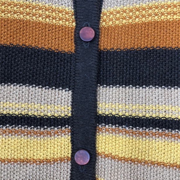 Finity Striped Short Sleeve Sweater Set - Picture 5 of 16